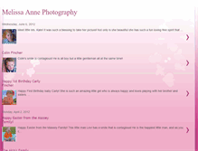 Tablet Screenshot of melissaannephoto.blogspot.com