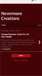 Mobile Screenshot of nevermorecreations.blogspot.com