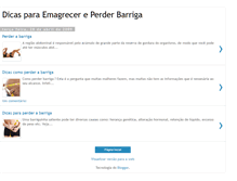 Tablet Screenshot of dicasparaemagrecereperderbarriga.blogspot.com