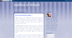 Desktop Screenshot of mailboxofdelight.blogspot.com