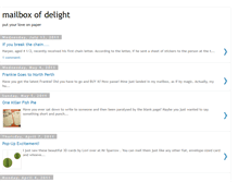 Tablet Screenshot of mailboxofdelight.blogspot.com