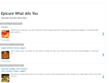 Tablet Screenshot of epicurewhatailsyou.blogspot.com