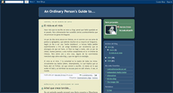 Desktop Screenshot of anordinarypersonsguideto.blogspot.com