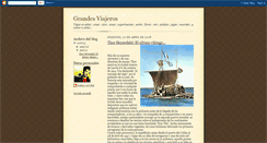 Desktop Screenshot of grandesviajeros.blogspot.com