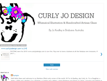 Tablet Screenshot of curlyjodesign.blogspot.com