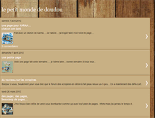 Tablet Screenshot of lepetitmondededoudou.blogspot.com