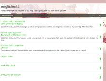 Tablet Screenshot of englishmila.blogspot.com