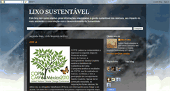 Desktop Screenshot of lixosustentavel.blogspot.com