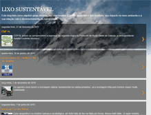 Tablet Screenshot of lixosustentavel.blogspot.com