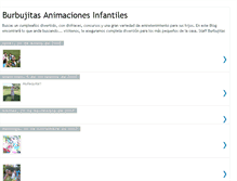 Tablet Screenshot of burbujitasanimaciones.blogspot.com