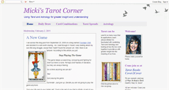 Desktop Screenshot of mickis-tarot-corner.blogspot.com