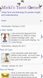 Mobile Screenshot of mickis-tarot-corner.blogspot.com
