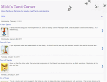 Tablet Screenshot of mickis-tarot-corner.blogspot.com