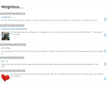 Tablet Screenshot of be-weightless.blogspot.com