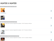 Tablet Screenshot of planetahunterxhunter.blogspot.com