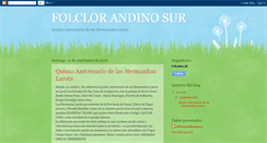 Desktop Screenshot of folclorandino-culturaandinaperu.blogspot.com