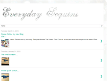 Tablet Screenshot of everydaysequins.blogspot.com