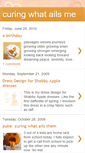 Mobile Screenshot of curingwhatailsme.blogspot.com