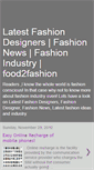 Mobile Screenshot of food2fashion.blogspot.com