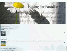 Tablet Screenshot of hopingforparadise.blogspot.com