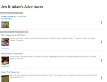 Tablet Screenshot of jenadamadventures.blogspot.com