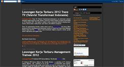 Desktop Screenshot of jobs-lowongan-kerjablog.blogspot.com