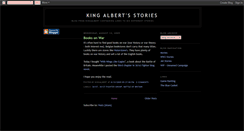 Desktop Screenshot of kingalbertstories.blogspot.com