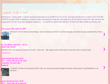 Tablet Screenshot of lauraslifelist.blogspot.com