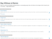 Tablet Screenshot of daywithoutapatriot.blogspot.com