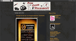 Desktop Screenshot of pomgonewalkabout.blogspot.com