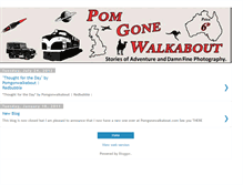 Tablet Screenshot of pomgonewalkabout.blogspot.com