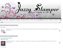 Tablet Screenshot of jazzystamper.blogspot.com