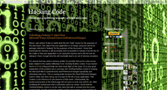 Desktop Screenshot of hacking-code.blogspot.com