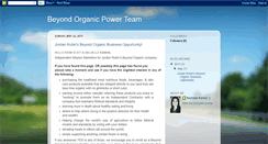 Desktop Screenshot of beyondorganicpowerteam.blogspot.com