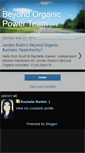 Mobile Screenshot of beyondorganicpowerteam.blogspot.com