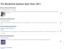 Tablet Screenshot of borderlinequiltersquiltshow2011.blogspot.com