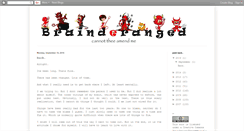 Desktop Screenshot of brainderanged.blogspot.com