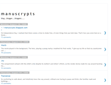 Tablet Screenshot of manuscrypts.blogspot.com