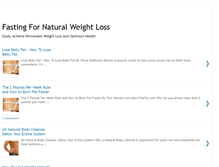 Tablet Screenshot of fasting-diet.blogspot.com