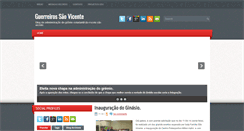 Desktop Screenshot of guerreirossaovicente.blogspot.com
