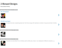 Tablet Screenshot of 2blesseddesigns.blogspot.com