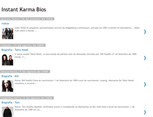 Tablet Screenshot of instantkarmabios.blogspot.com