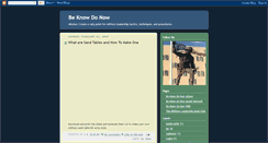 Desktop Screenshot of beknowdonow.blogspot.com