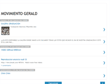 Tablet Screenshot of movimiento-gerald.blogspot.com