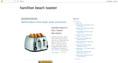 Desktop Screenshot of hamiltonbeach-toasters.blogspot.com