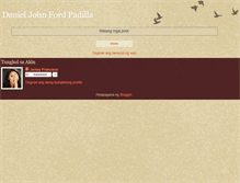 Tablet Screenshot of danieljohnpadilla.blogspot.com