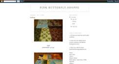 Desktop Screenshot of pinkbutterflyshoppe.blogspot.com
