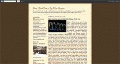 Desktop Screenshot of forhisglorybyhisgrace.blogspot.com