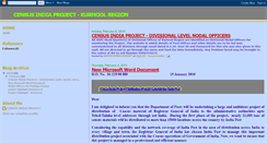 Desktop Screenshot of censusindiaprojectkurnool.blogspot.com