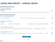 Tablet Screenshot of censusindiaprojectkurnool.blogspot.com